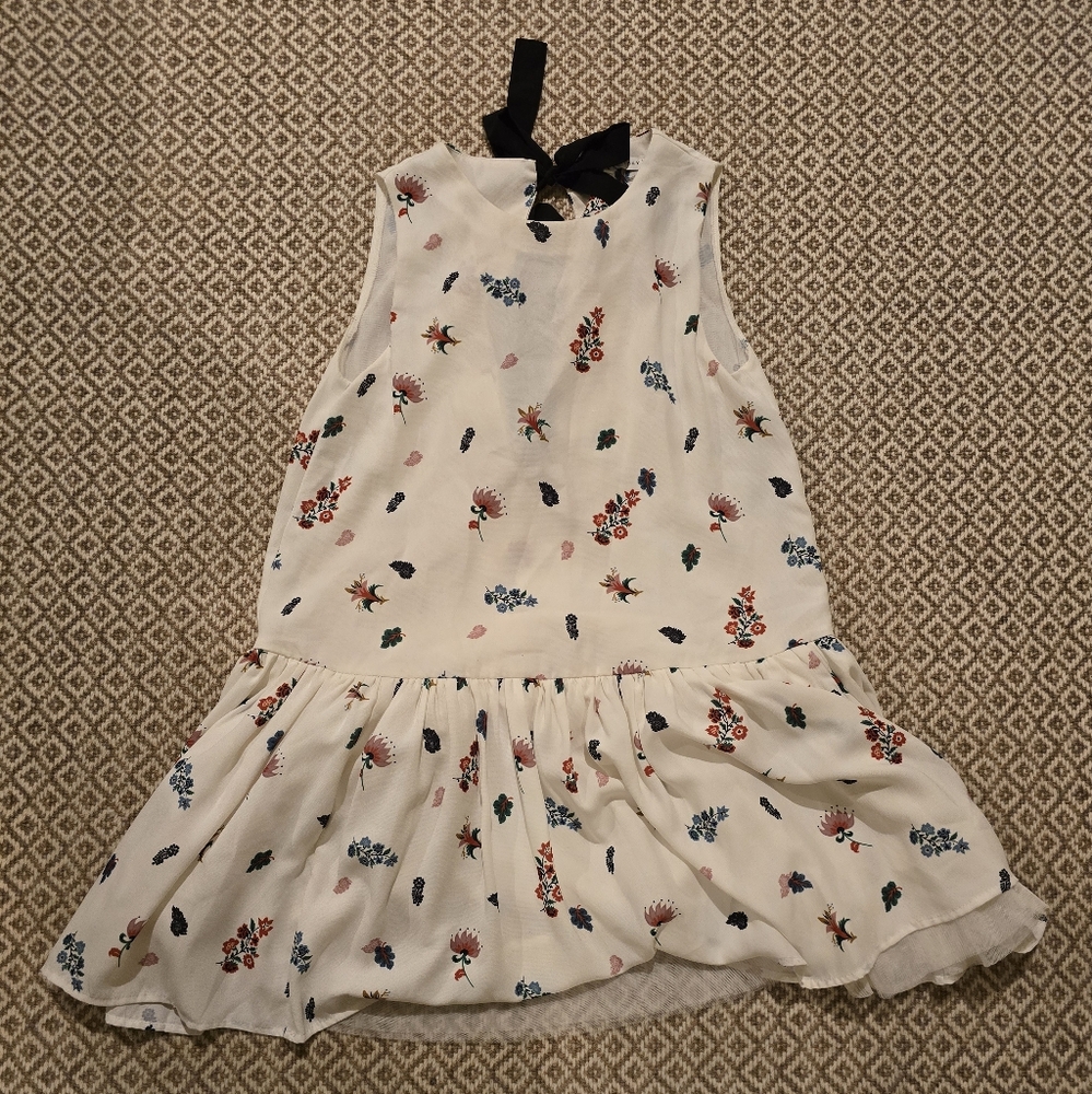 English Factory floral mini shift dress